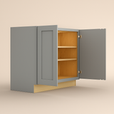 Home Decorators Collection Grayson 36 in. Pearl Gray Kitchen Cabinet