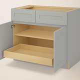 Home Decorators Collection Newport 33-Inch Base Kitchen Cabinet in Pearl Gray