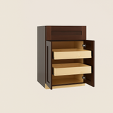 Home Decorators Collection Newport 24 in. W x 24 in. D x 34.5 in. H Assembled Plywood Base Kitchen Cabinet in Manganite with Soft Close