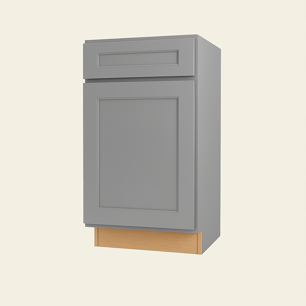 Home Decorators Collection Grayson 21 in. Pearl Gray Base Kitchen Cabinet
