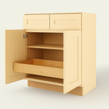 Home Decorators Collection Newport 36" Base Kitchen Cabinet in Blended Cream
