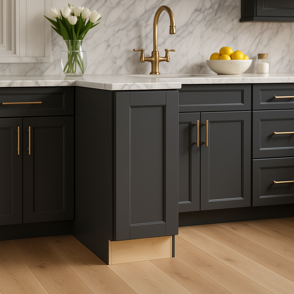 Home Decorators Collection Onyx Plywood Base Kitchen Cabinet with Soft Close Door
