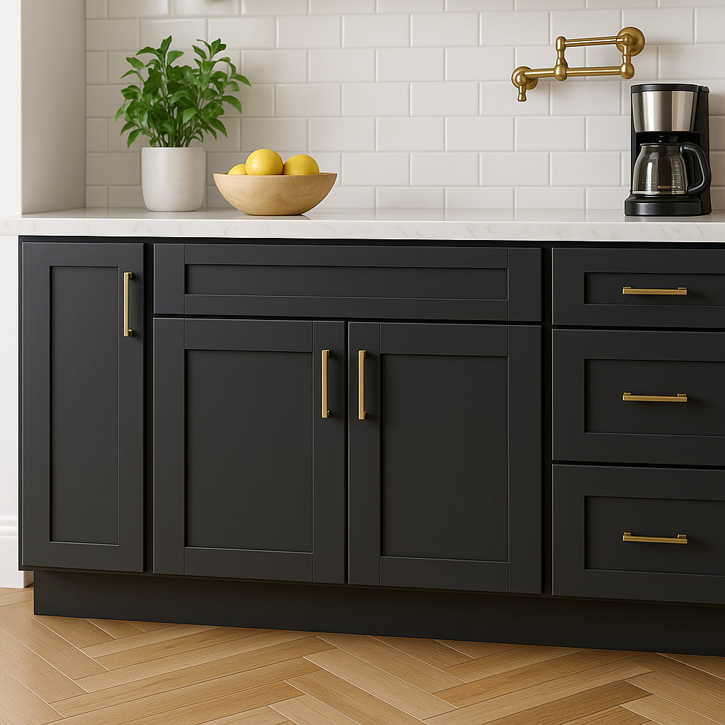 Home Decorators Collection Washington 30-Inch Onyx Kitchen Cabinet