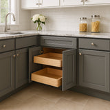 Home Decorators Collection Newport 27-inch Pearl Gray Kitchen Cabinet with Soft Close