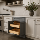 Home Decorators Collection Newport 27-inch Pearl Gray Kitchen Cabinet with Soft Close