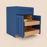 Home Decorators Collection Grayson Mythic Blue Plywood Base Kitchen Cabinet