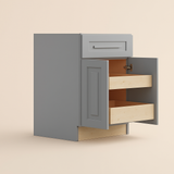 Home Decorators Collection Grayson 24 in. Pearl Gray Base Kitchen Cabinet