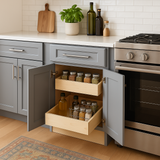 Home Decorators Collection Grayson 24 in. Pearl Gray Base Kitchen Cabinet