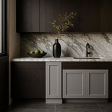 Home Decorators Collection Newport Full Height Base Kitchen Cabinet in Pearl Gray