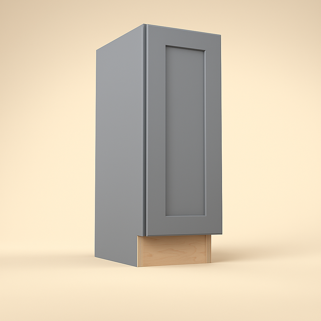 Home Decorators Collection Newport Full Height Base Kitchen Cabinet in Pearl Gray