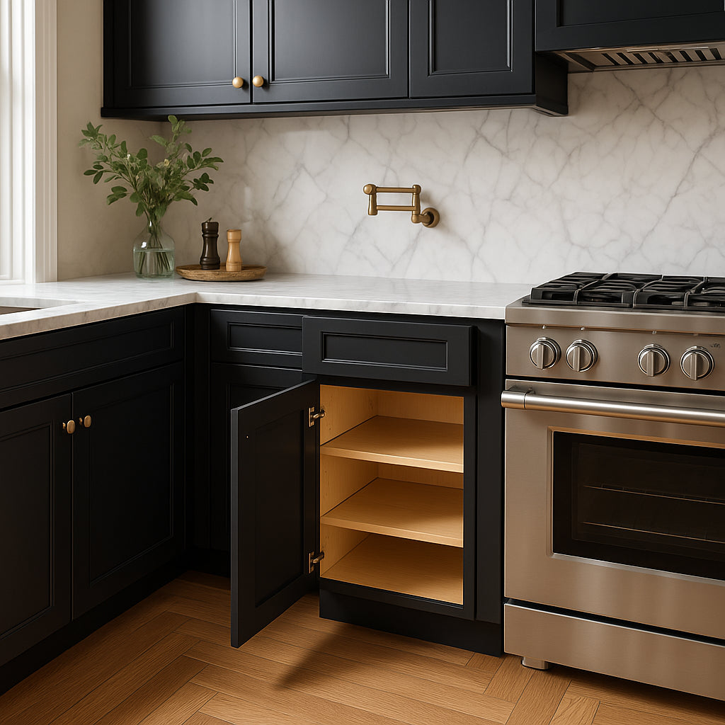 Home Decorators Collection Newport Deep Onyx Kitchen Base Cabinet
