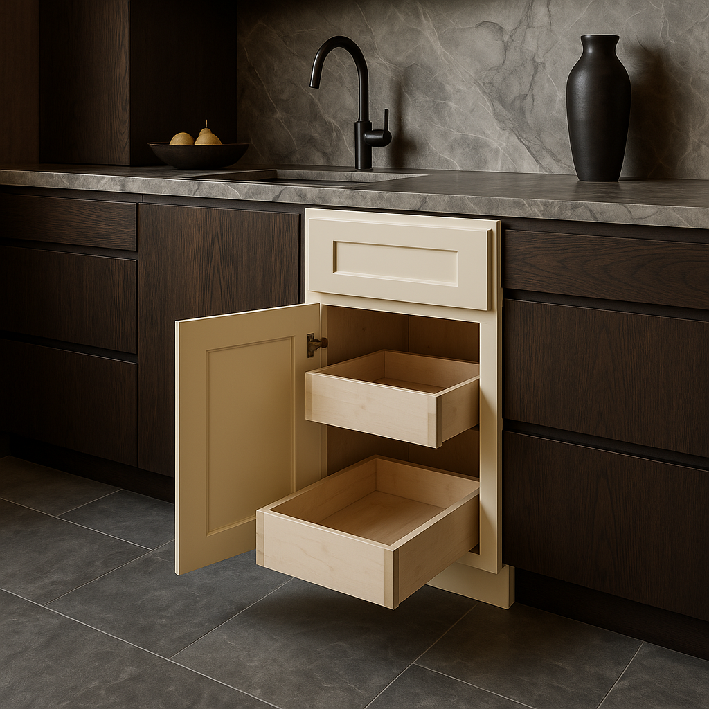 Home Decorators Collection Newport Blended Cream Plywood Base Kitchen Cabinet