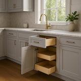 Home Decorators Collection Veiled Gray Shaker Base Kitchen Cabinet