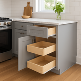 Home Decorators Collection Newport Pearl Gray Shaker-Style Kitchen Base Cabinet