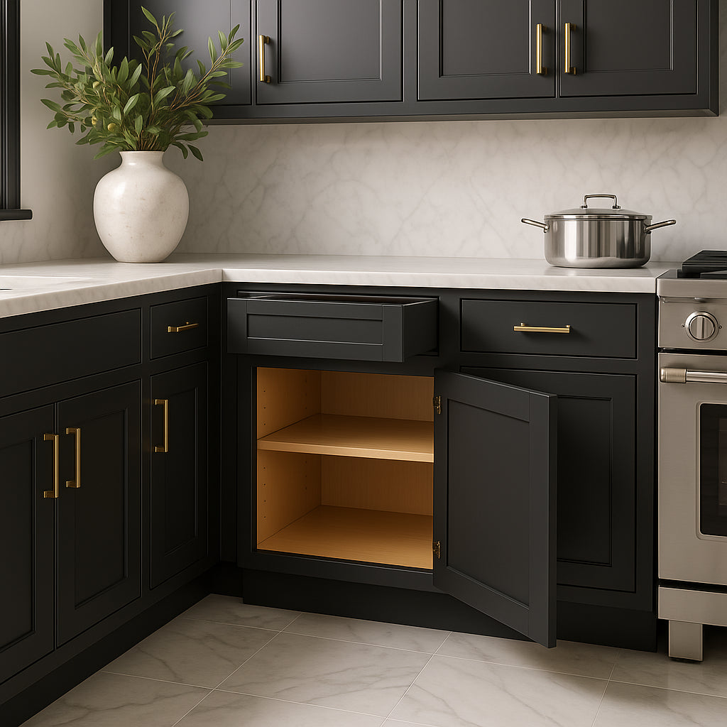 Home Decorators Collection Washington Onyx Base Kitchen Cabinet