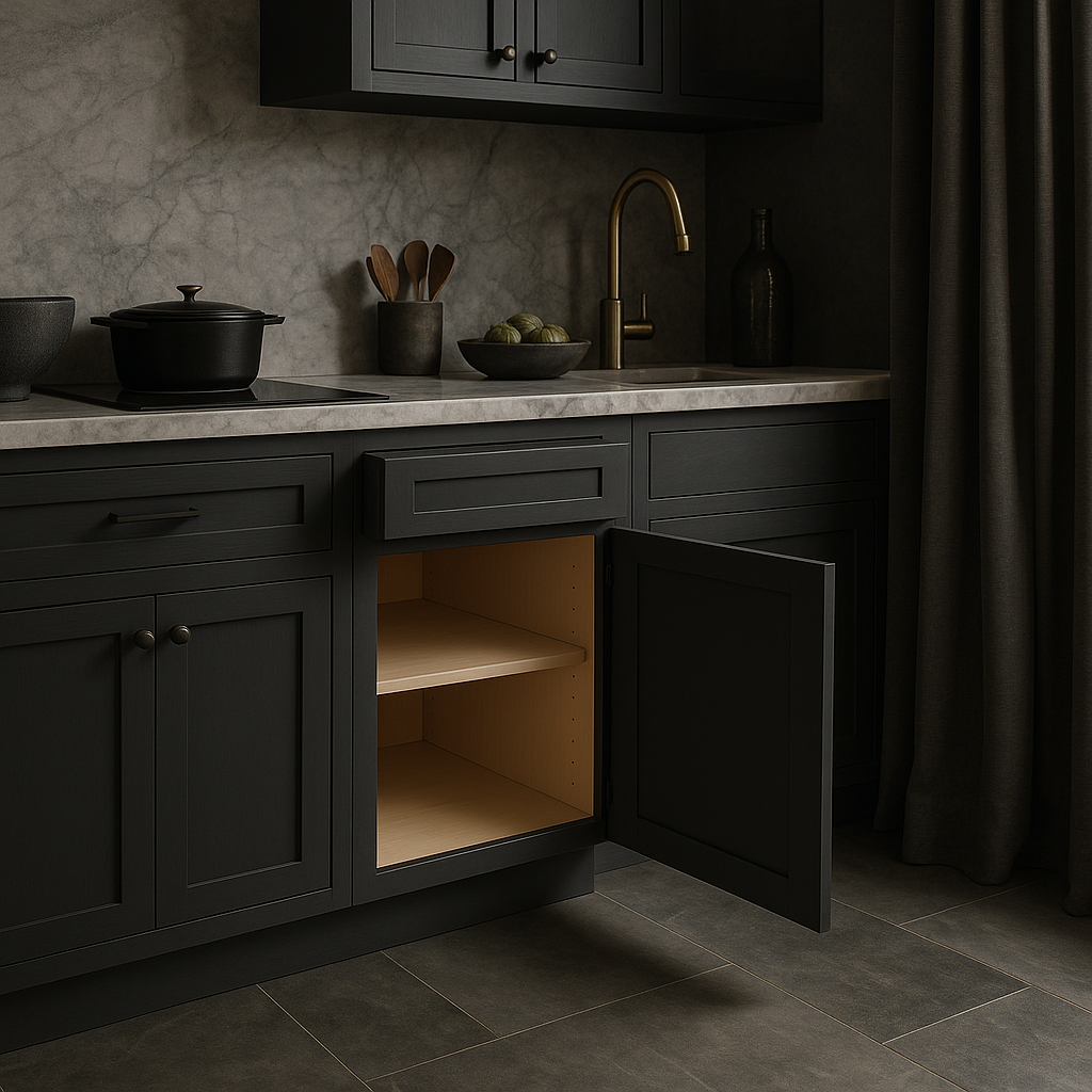 Home Decorators Collection Washington Onyx Base Kitchen Cabinet
