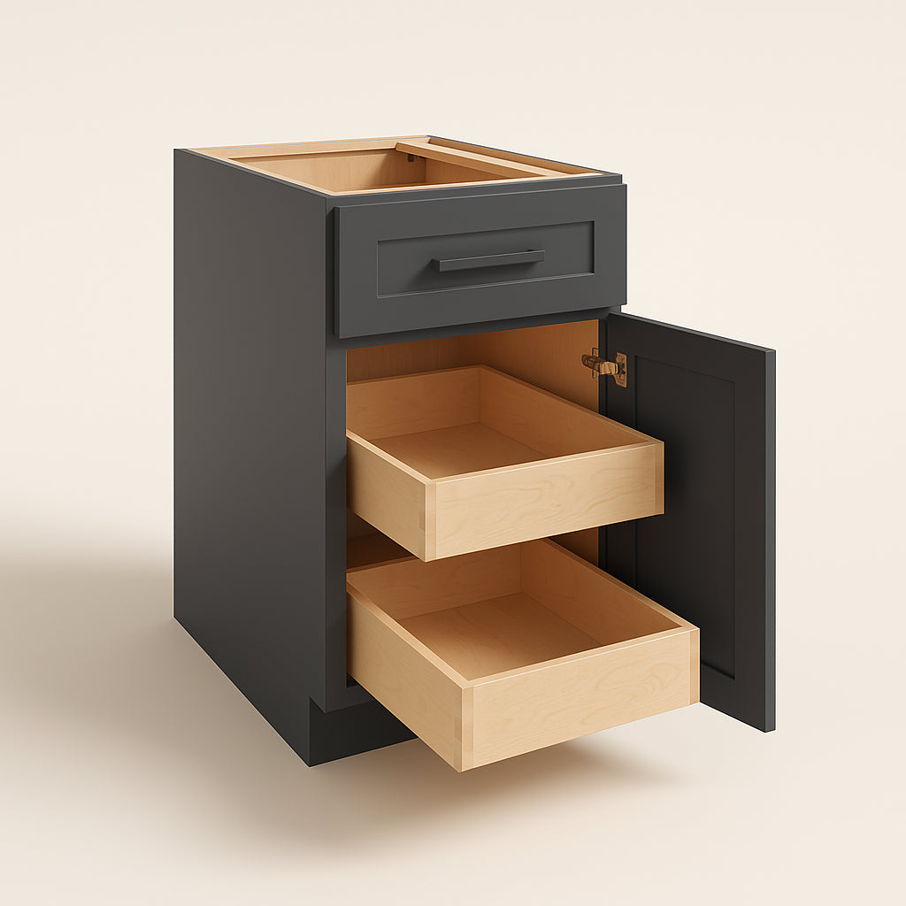 Home Decorators Collection Grayson Deep Onyx Kitchen Base Cabinet