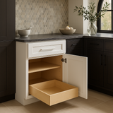 Home Decorators Collection Grayson 18 in. W x 24 in. D x 34.5 in. H Assembled Plywood Base Kitchen Cabinet in Pacific White