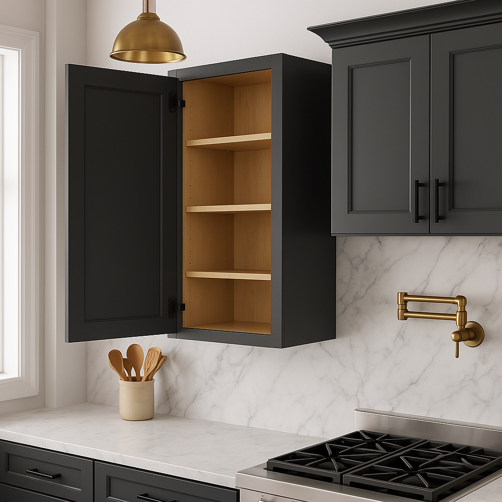Home Decorators Collection Grayson Deep Onyx Wall Kitchen Cabinet