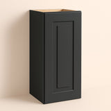 Home Decorators Collection Grayson 15 in. W x 12 in. D x 30 in. H Assembled Plywood Wall Kitchen Cabinet in Deep Onyx with Soft Close