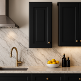 Home Decorators Collection Grayson 15 in. W x 12 in. D x 30 in. H Assembled Plywood Wall Kitchen Cabinet in Deep Onyx with Soft Close