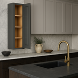 Home Decorators Collection Grayson Pearl Gray Kitchen Wall Cabinet with Soft-Close