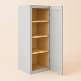 Home Decorators Collection Grayson 15 in. W x 12 in. D x 36 in. H Assembled Plywood Wall Kitchen Cabinet in Pearl Gray with Soft Close