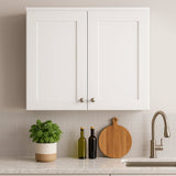 RELIABILT Fairplay 30-in x 30-in White Shaker Wall Cabinet, Ready to Assemble, Plywood Construction