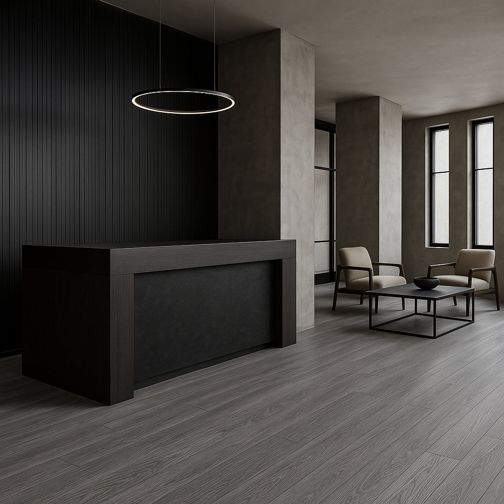 Armstrong Flooring Pro Mark Oxford Oak Heather Gray Vinyl Plank Flooring - Waterproof, Durable, Easy Installation