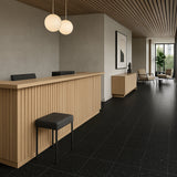 Armstrong Flooring Safety Zone VCT Slate Black 12-in x 12-in Commercial Vinyl Tile Flooring