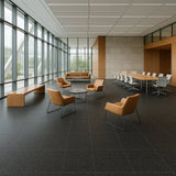Armstrong Flooring Safety Zone VCT Slate Black 12-in x 12-in Commercial Vinyl Tile Flooring