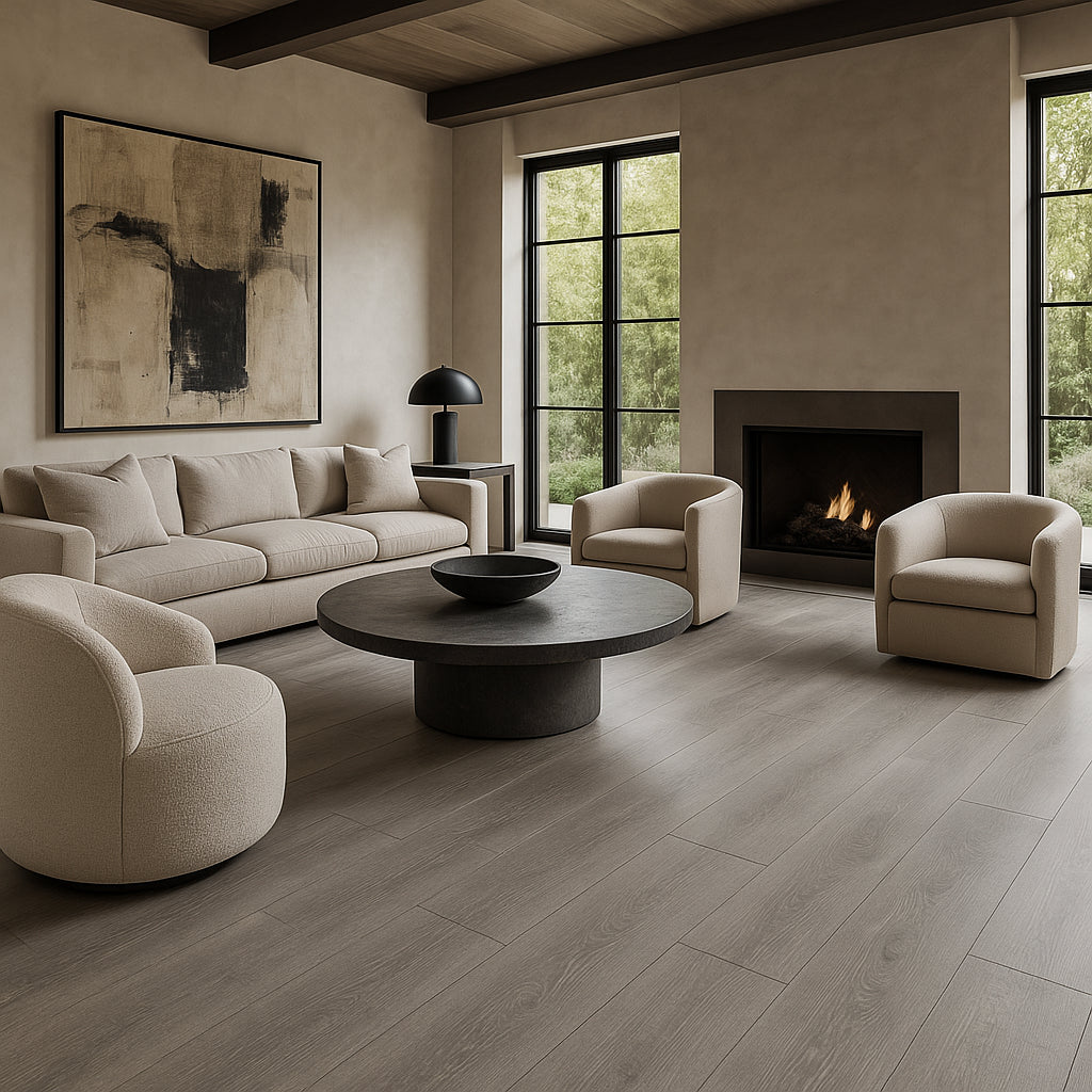 A&A Surfaces Alton Carrington Hybrid Rigid Core Waterproof Luxury Vinyl Plank Flooring