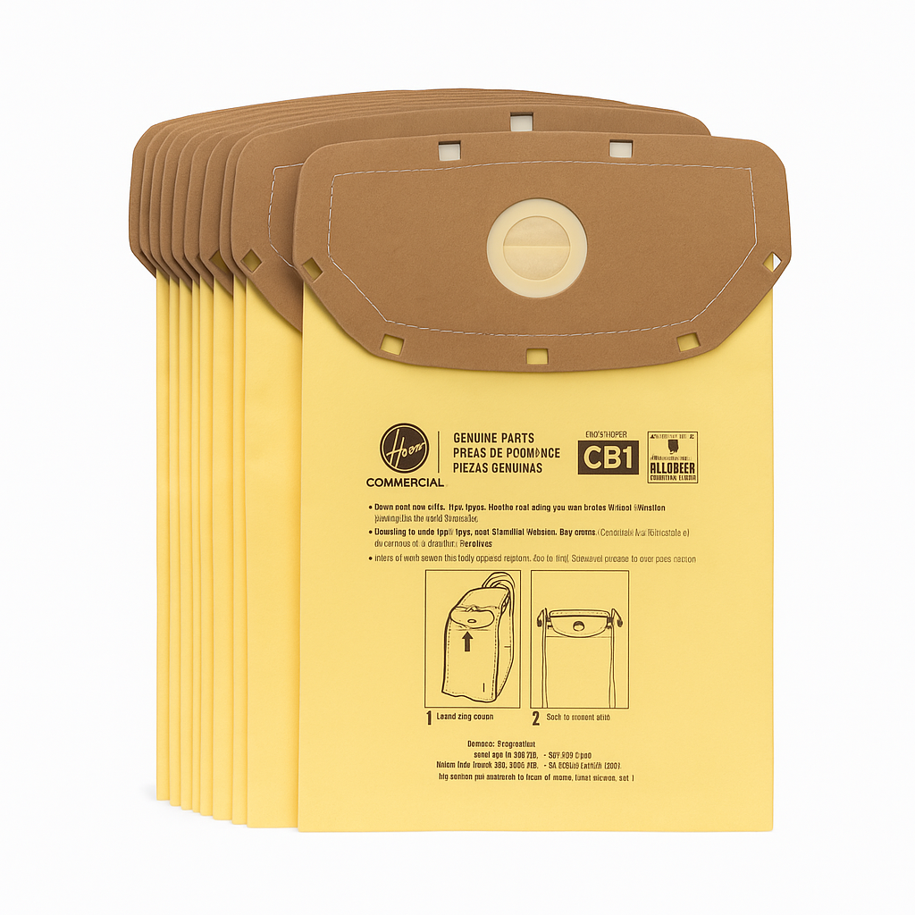 HOOVER Sealed Collar Allergen Bags for CH93619 Backpack Vacuum - 10 Pack