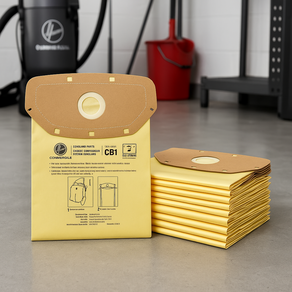HOOVER Sealed Collar Allergen Bags for CH93619 Backpack Vacuum - 10 Pack