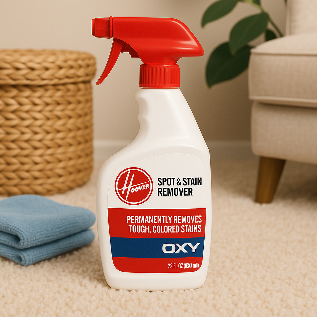 HOOVER 22oz Oxy Spot & Stain Remover Spray for Carpets, Upholstery, and Cars