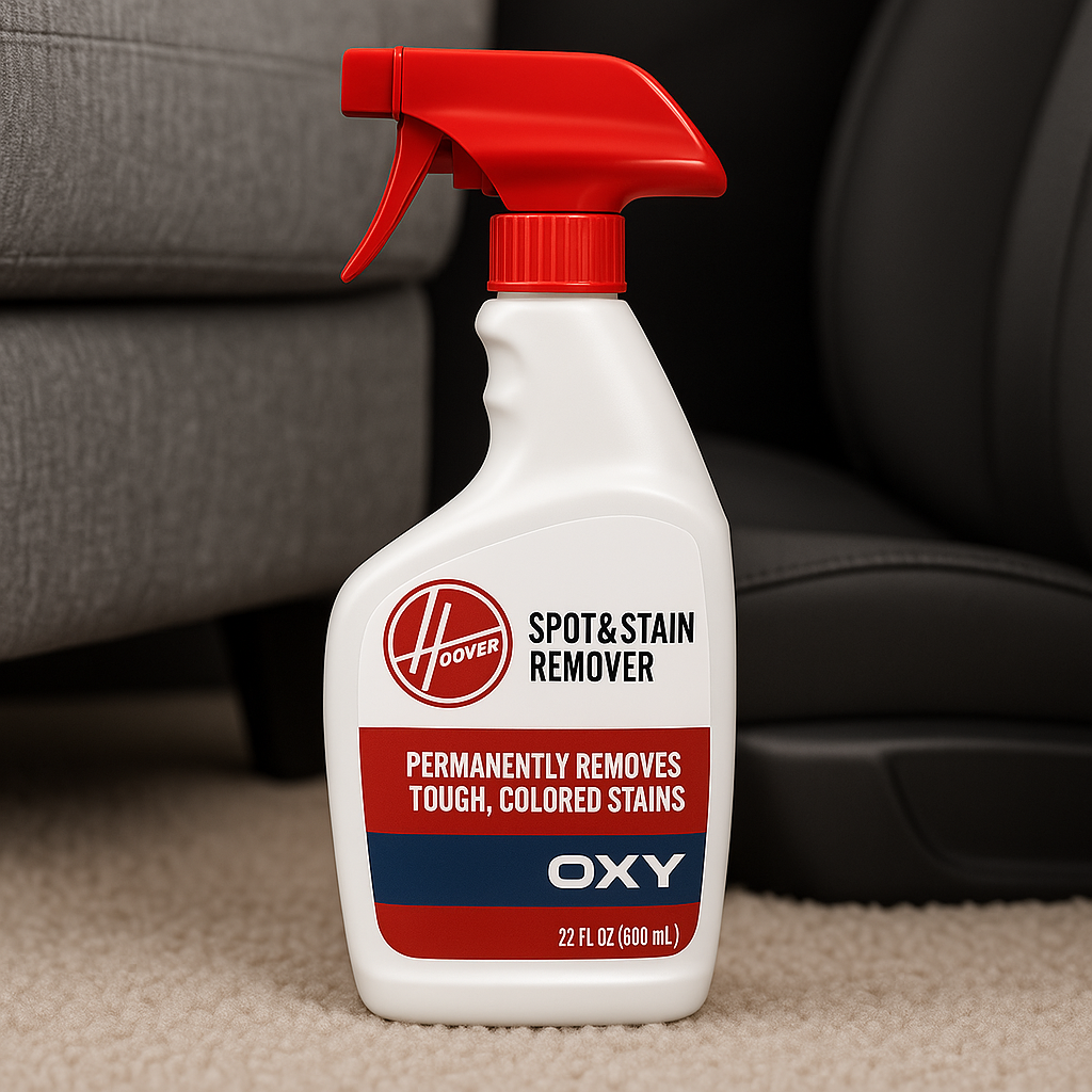 HOOVER 22oz Oxy Spot & Stain Remover Spray for Carpets, Upholstery, and Cars