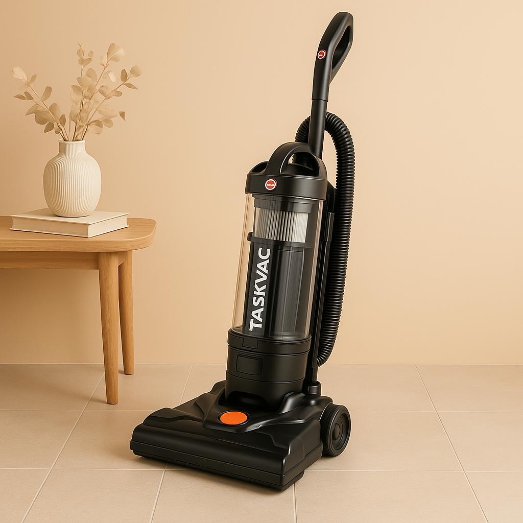 HOOVER Commercial TaskVac Bagless Upright Vacuum Cleaner - HEPA Filter, Professional Grade