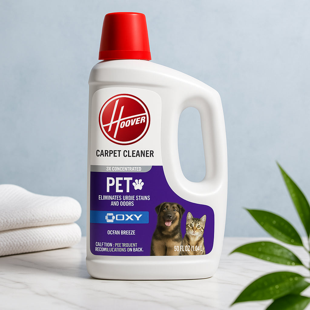 HOOVER 50oz Oxy Pet Carpet Cleaner Solution - Ocean Breeze Scent