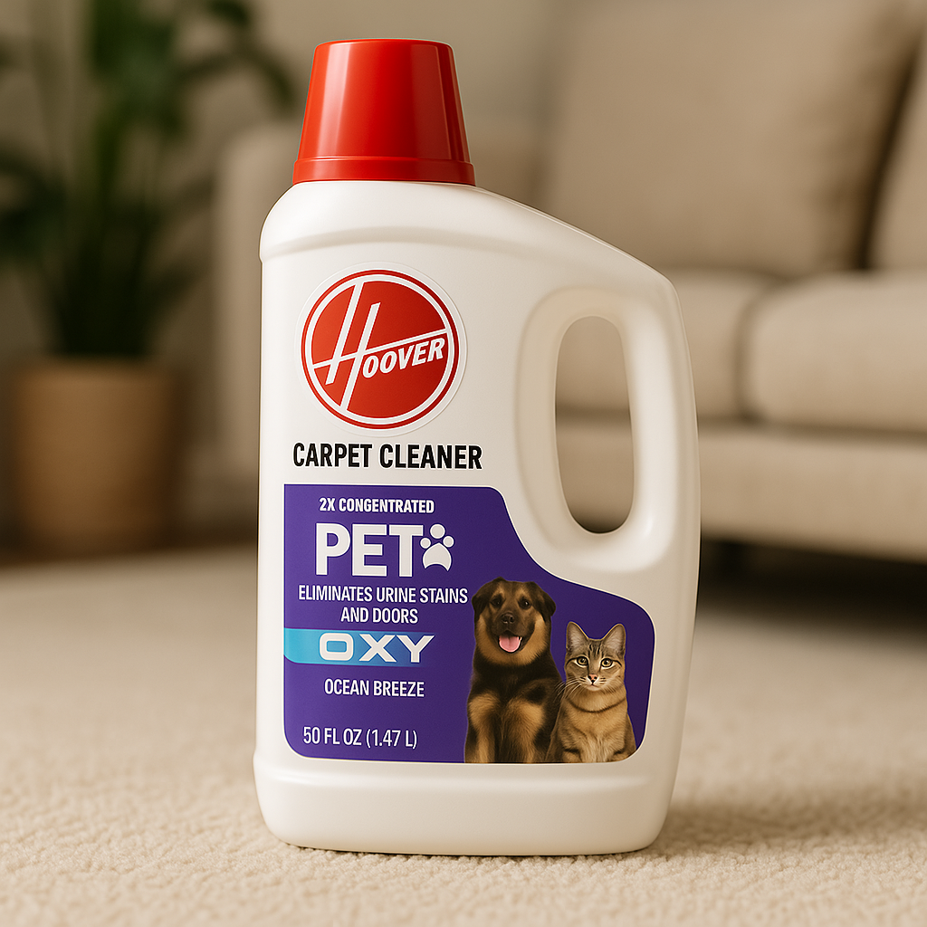 HOOVER 50oz Oxy Pet Carpet Cleaner Solution - Ocean Breeze Scent