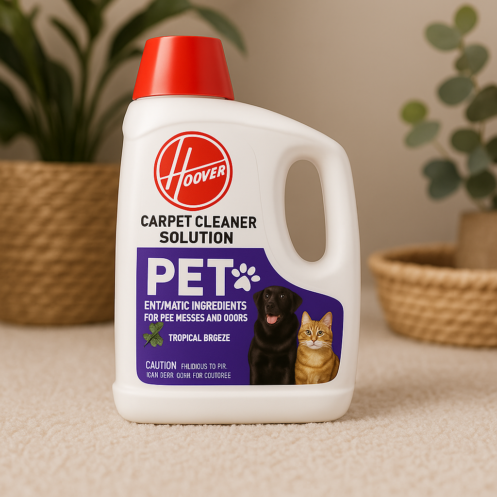 HOOVER 64oz Pet Carpet Cleaner Solution - Eliminate Pet Stains & Odors - Scented Formula