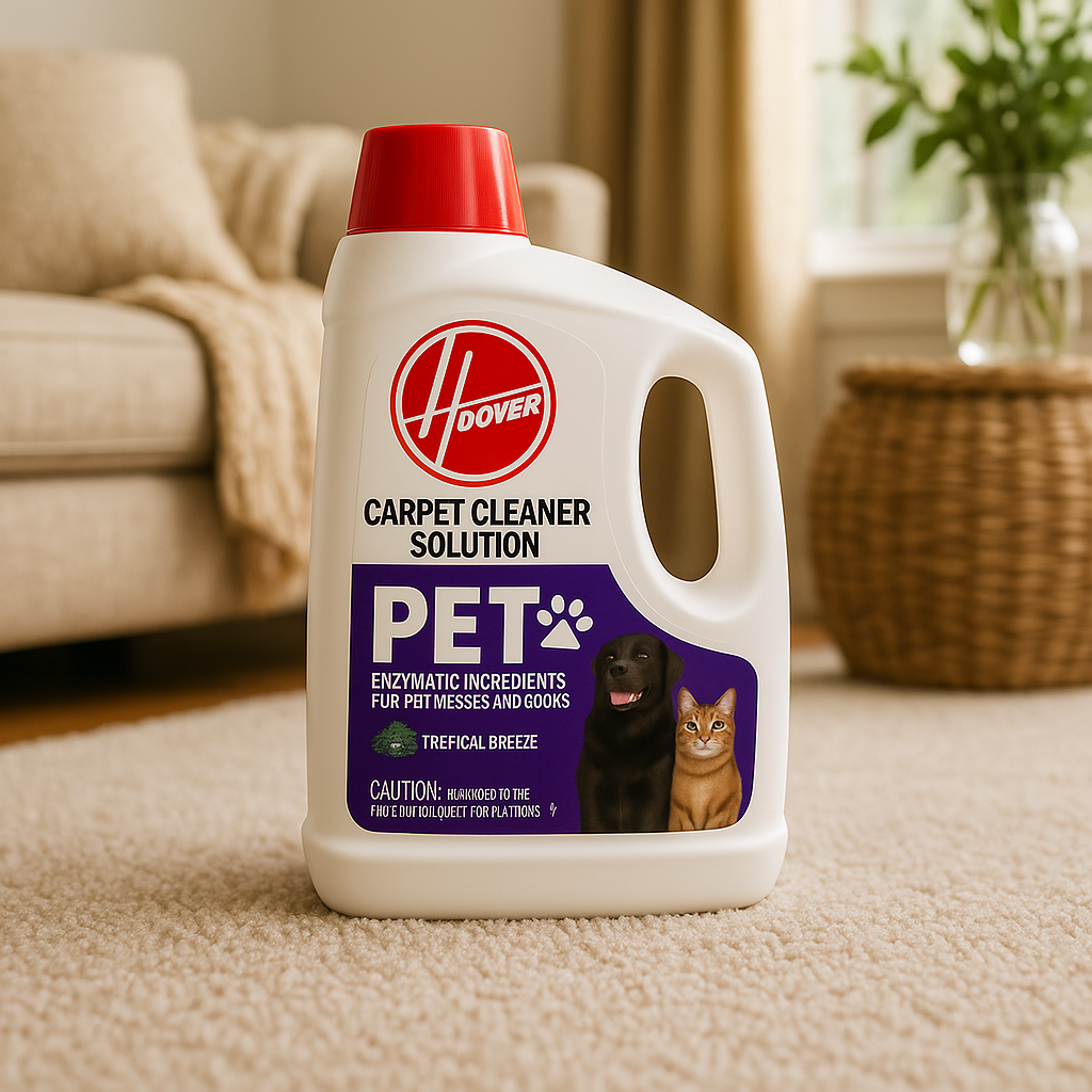 HOOVER 64oz Pet Carpet Cleaner Solution - Eliminate Pet Stains & Odors - Scented Formula