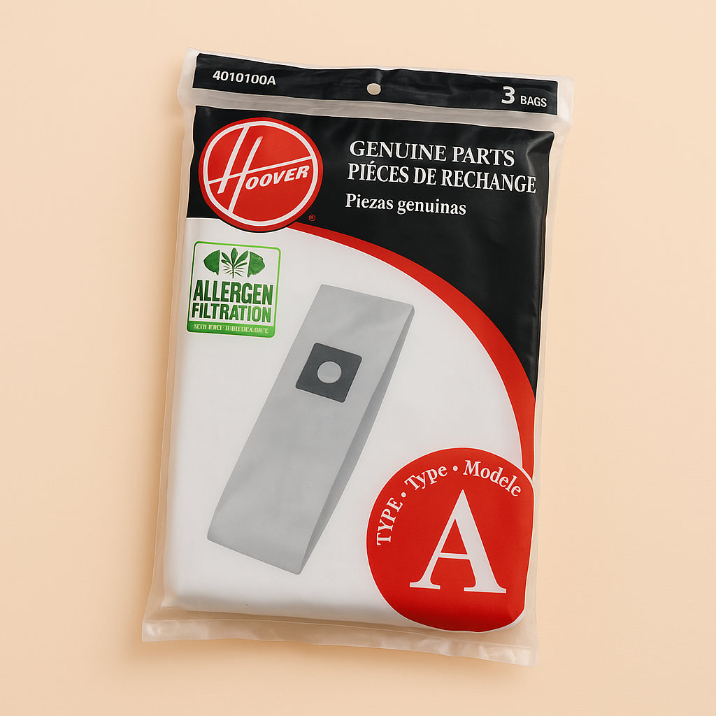 HOOVER Type-A Allergen Filtration Vacuum Bags - 3 Pack