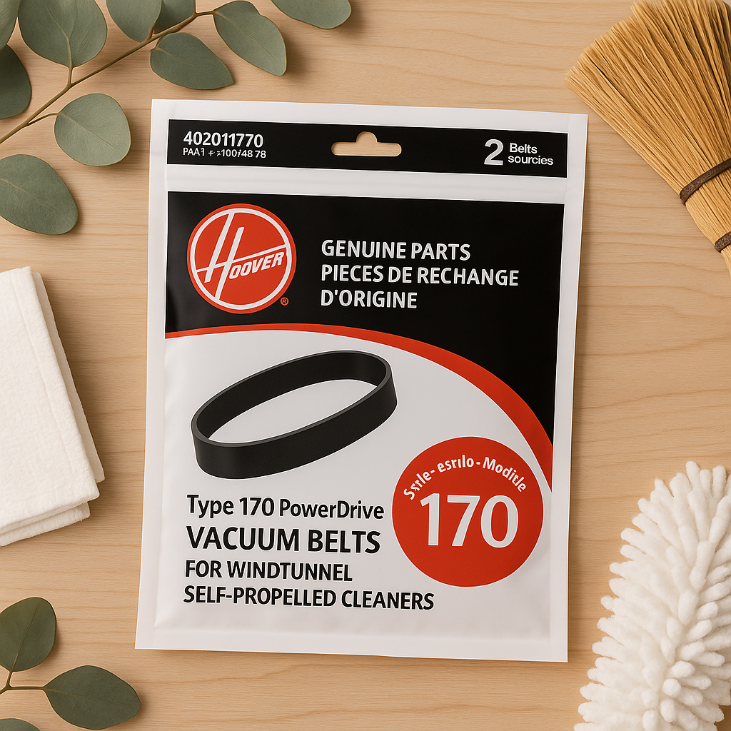 HOOVER Type 170 PowerDrive Vacuum Belts (2-Pack) for WindTunnel Self-Propelled Cleaners