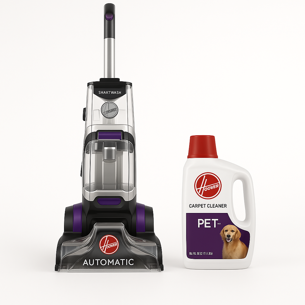 HOOVER SmartWash Pet Complete Automatic Carpet Cleaner with 64 oz. Solution