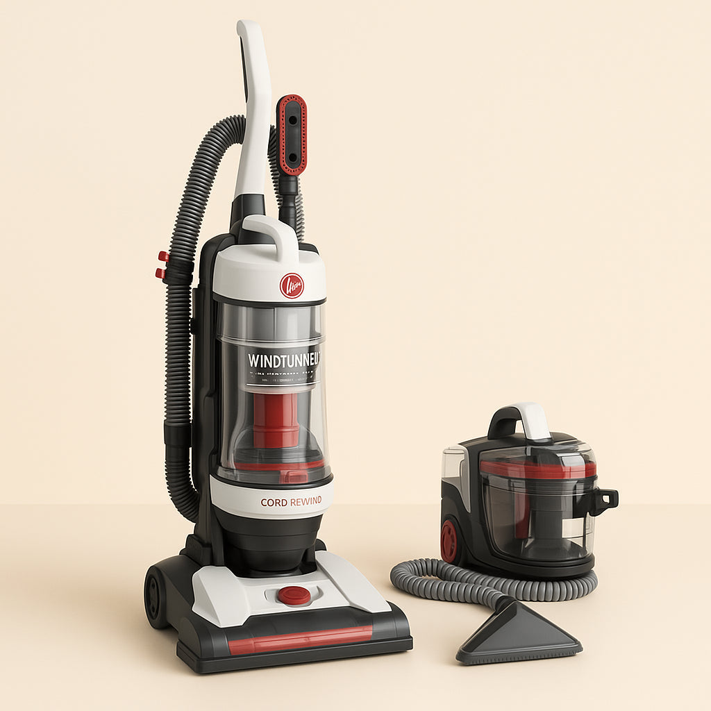HOOVER WindTunnel Cord Rewind Pet Upright Vacuum Cleaner with CleanSlate Pro