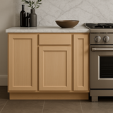 Hampton Bay Ready to Assemble Base Kitchen Cabinet, 15 in. W x 24 in. D x 34.5 in. H, Unfinished with CLICKREADY Technology