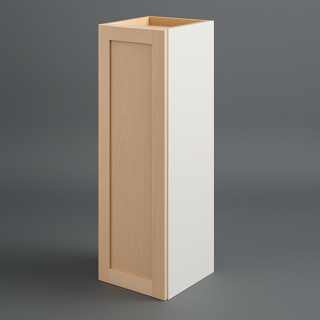Hampton Bay 12 in. W x 12 in. D x 42 in. H Ready to Assemble Wall Kitchen Cabinet in Unfinished with CLICKREADY Technology