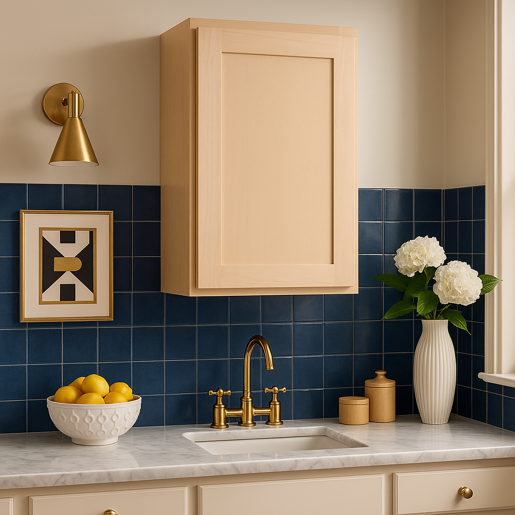 Hampton Bay 18 in. W x 12 in. D x 30 in. H Ready to Assemble Wall Kitchen Cabinet in Unfinished with CLICKREADY Technology