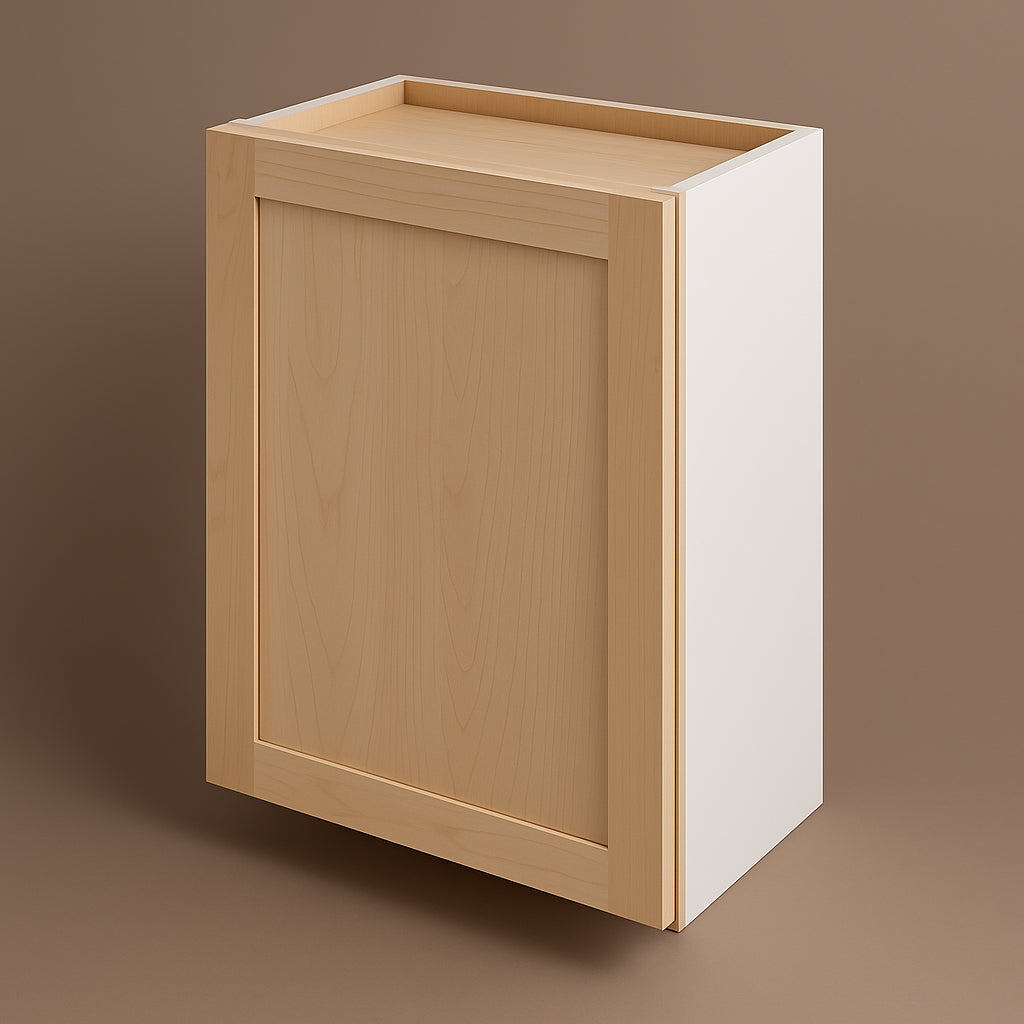 Hampton Bay 21 in. W x 12 in. D x 30 in. H Ready to Assemble Wall Kitchen Cabinet in Unfinished with CLICKREADY Technology