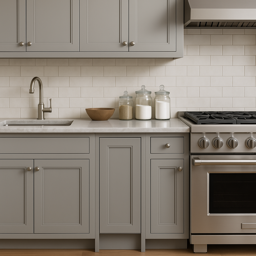 Hampton Bay 9 in. W x 24 in. D x 34.5 in. H Ready-to-Assemble Base Kitchen Cabinet with CLICKREADY Technology